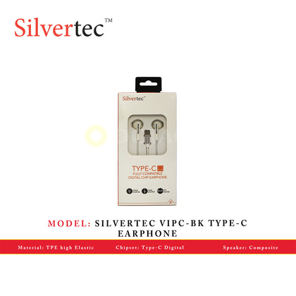 SILVERTEC VIPC-BK TYPE-C EARPHONE