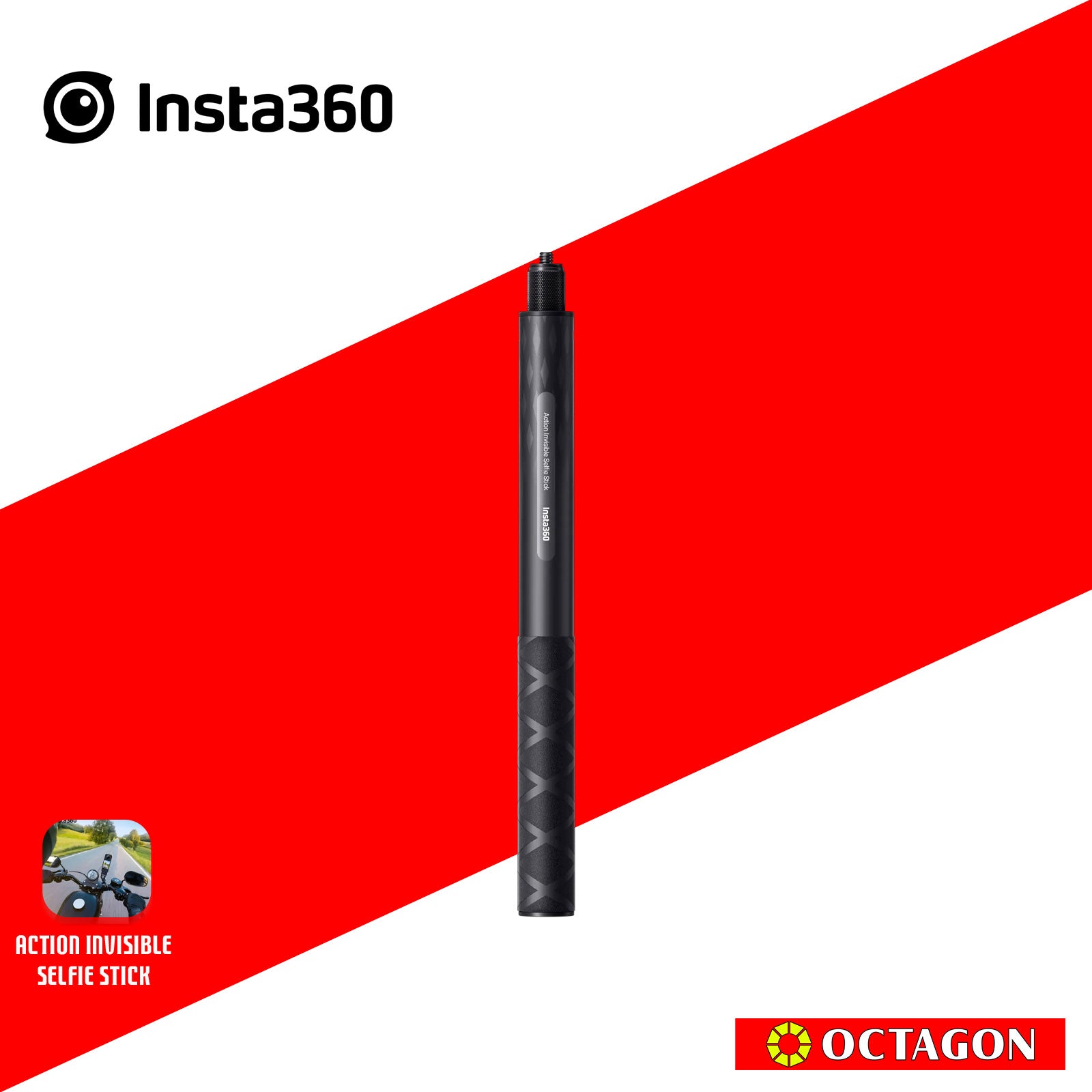 INSTA360 ACTION INVISIBLE SELFIE STICK (CARBON FIBER)
