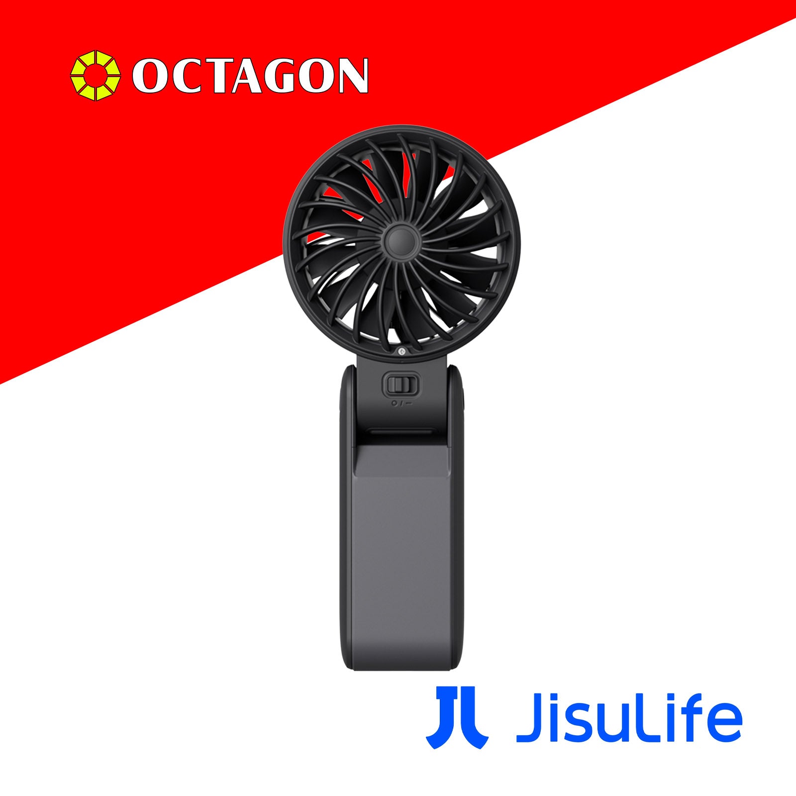 JISULIFE LIFE7 3600MAH PINK/GRAY/BLACK HANDHELD FAN