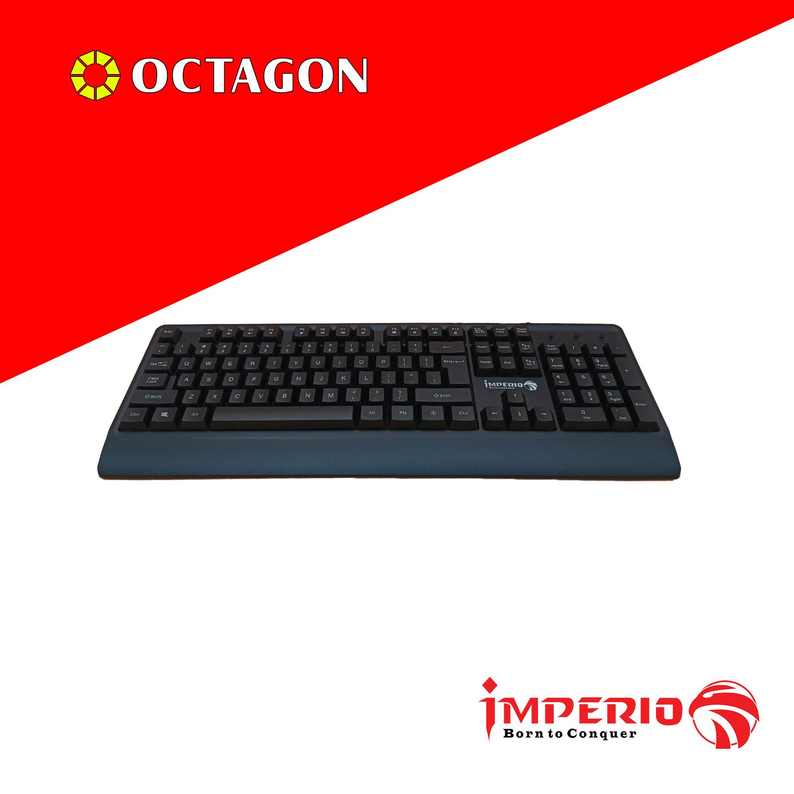 IMPERIO IKBL-K200 GAMING KEYBOARD US LAYOUT RAINBOW BACKLIGHT