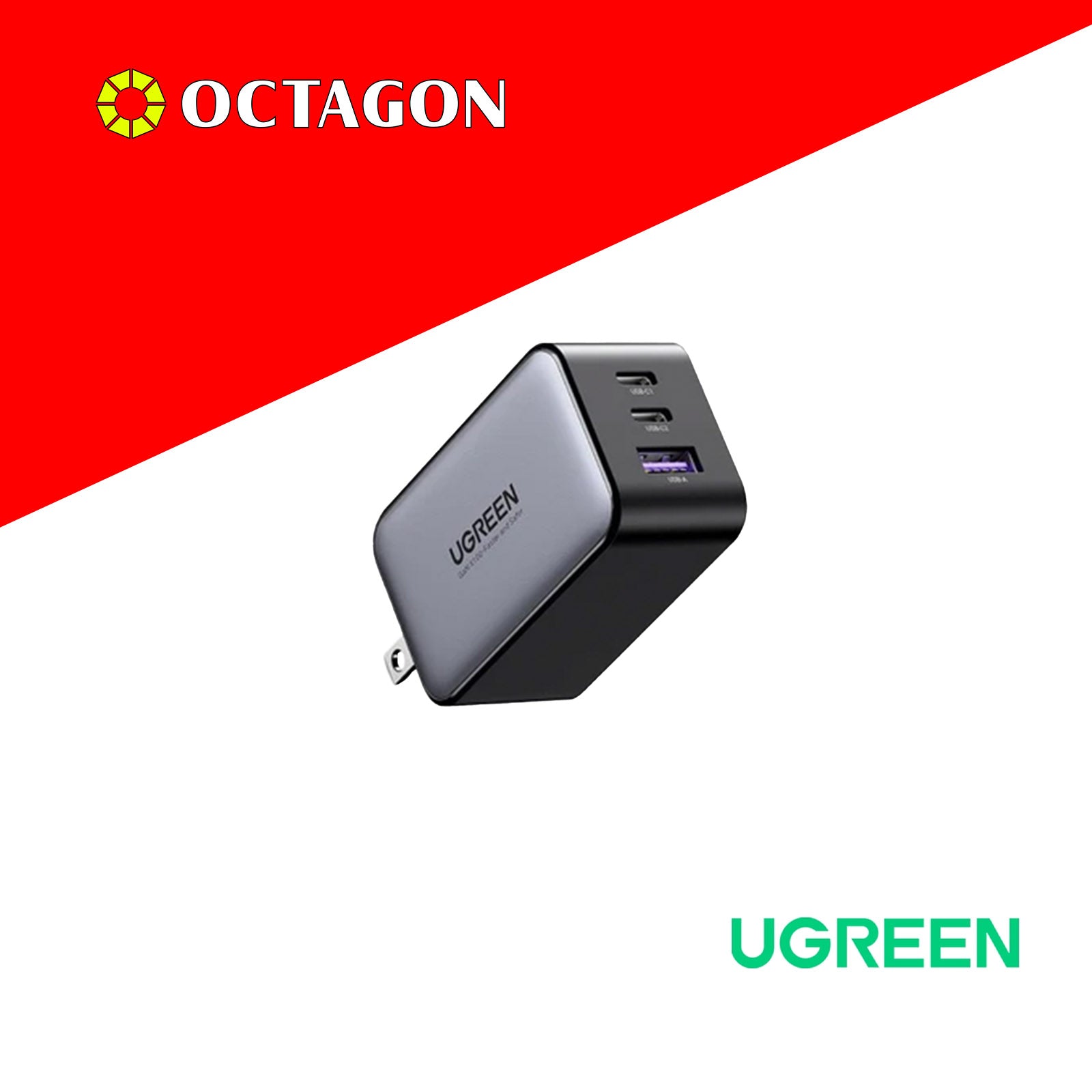 UGREEN CD244/10334 65W GANFAST CHARGER