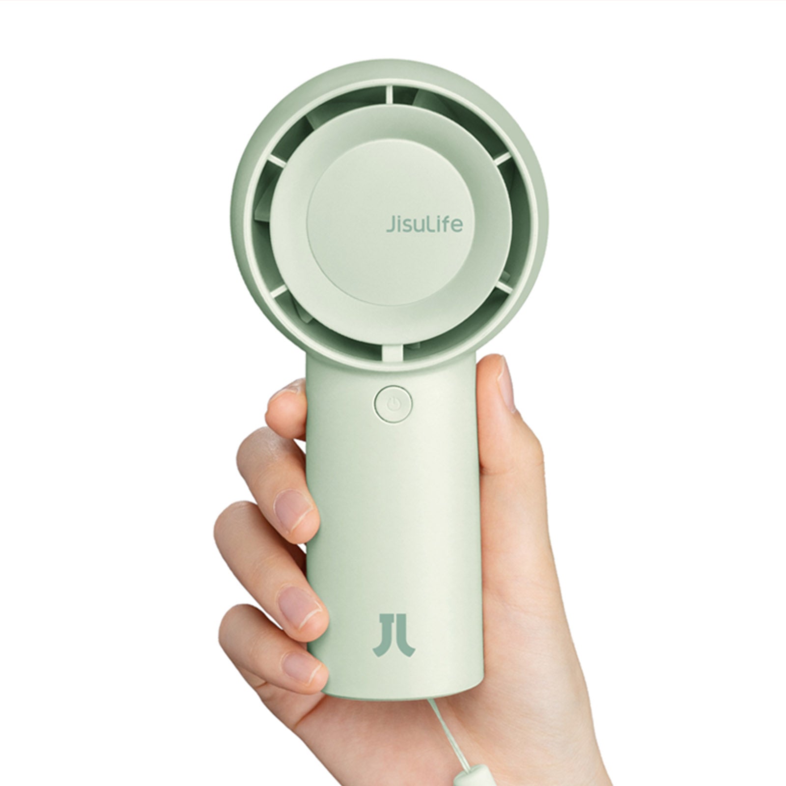 JISULIFE LIFE5 PLUS 4000MAH GREEN HANDHELD FAN