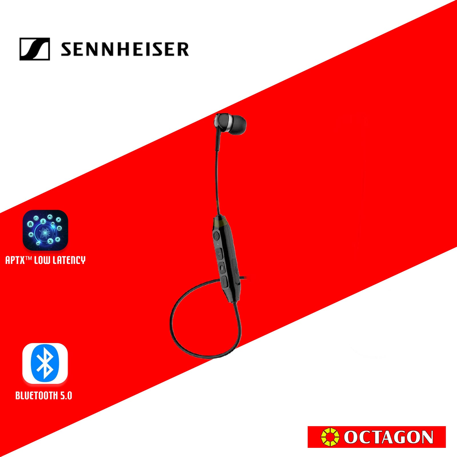 SENNHEISER CX350BT BLACK IN-EAR HEADSET