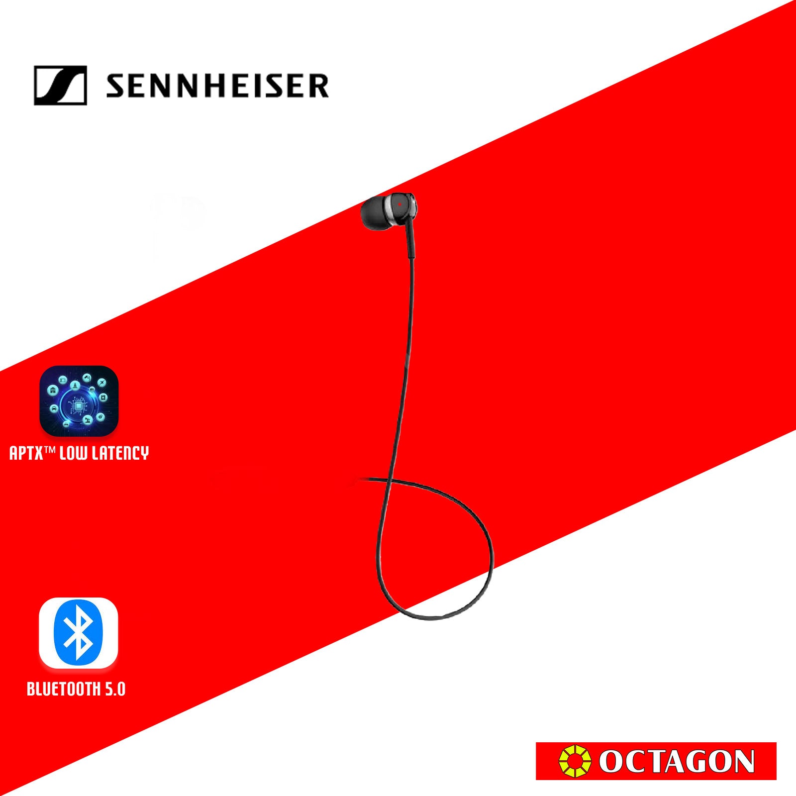 SENNHEISER CX350BT BLACK IN-EAR HEADSET