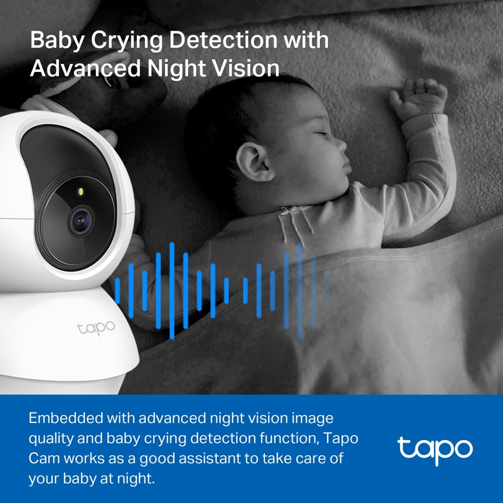 TPLINK TAPO C200C PAN/TILT HOME SECURITY WI-FI CAMERA