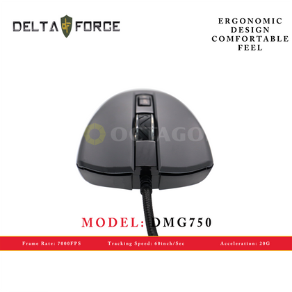 DELTA FORCE DGM750 USB GAMING MOUSE 7200