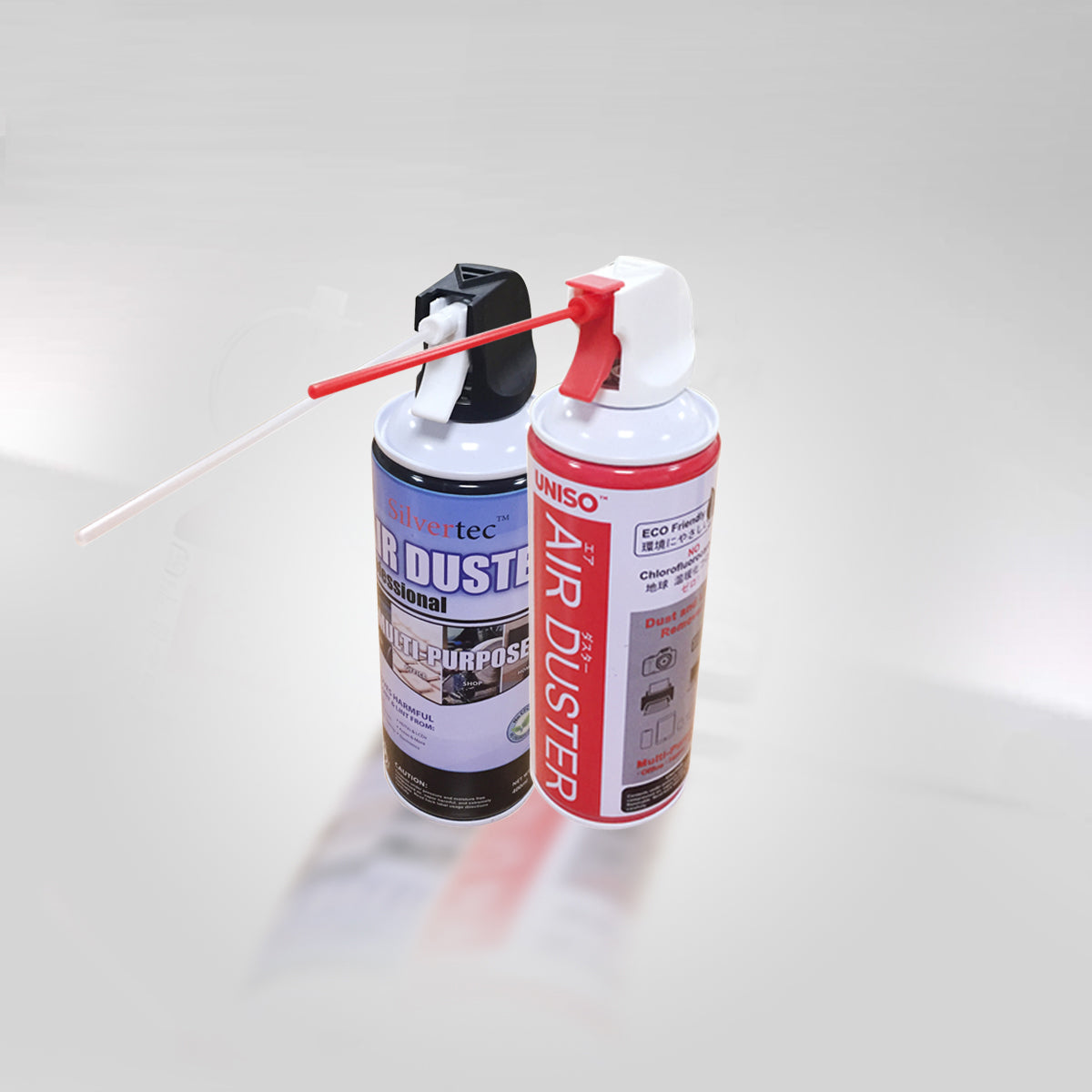 Spray dust
