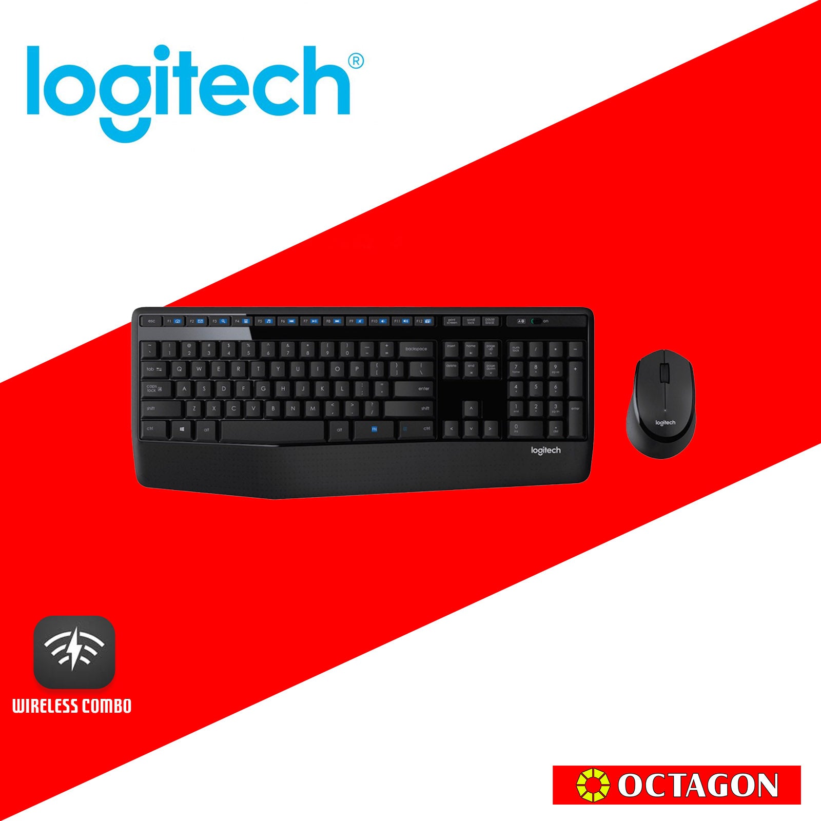 LOGITECH MK345 BLACK WL COMBO
