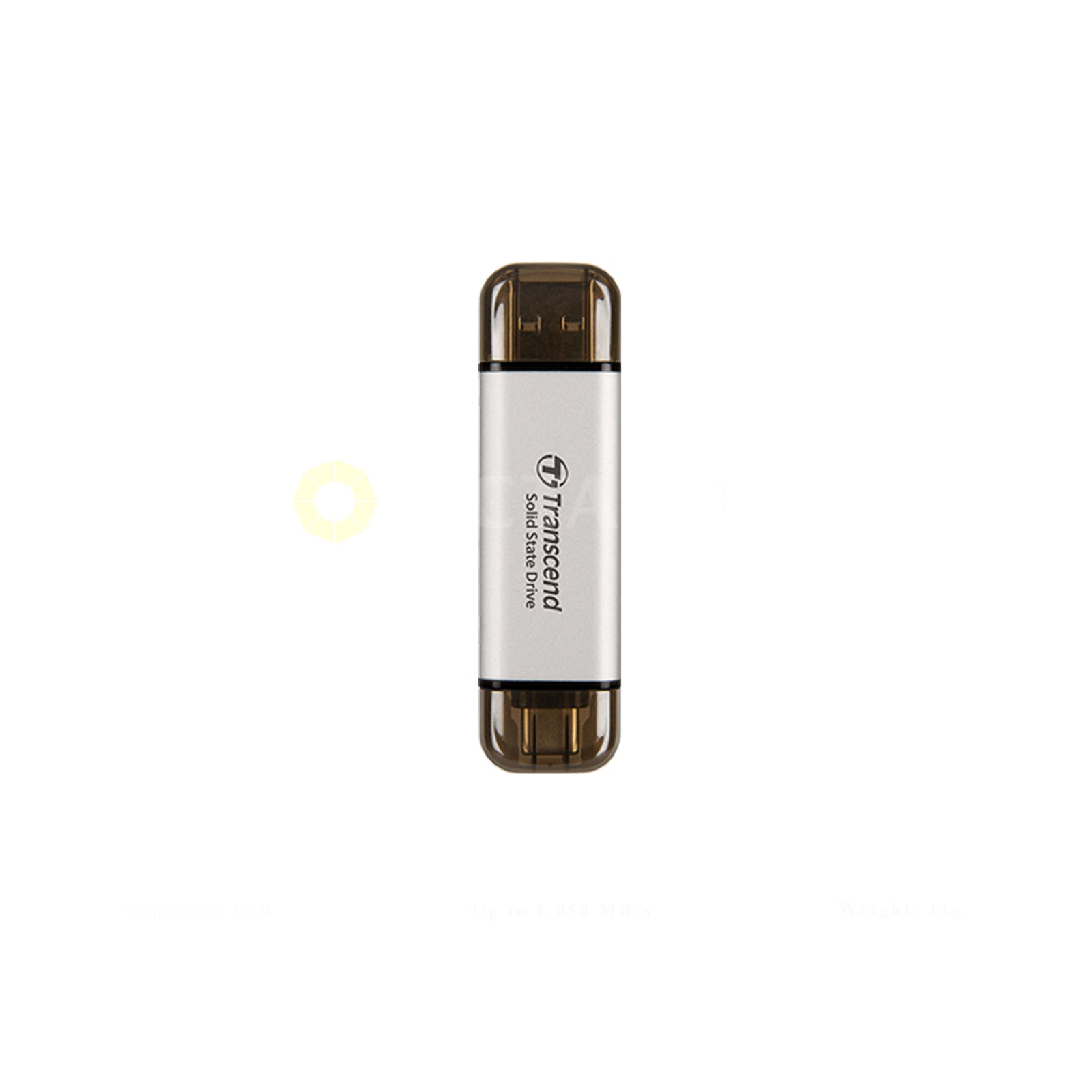 TRANSCEND TS1TESD310S 1TB EXTERNAL SSD SLV