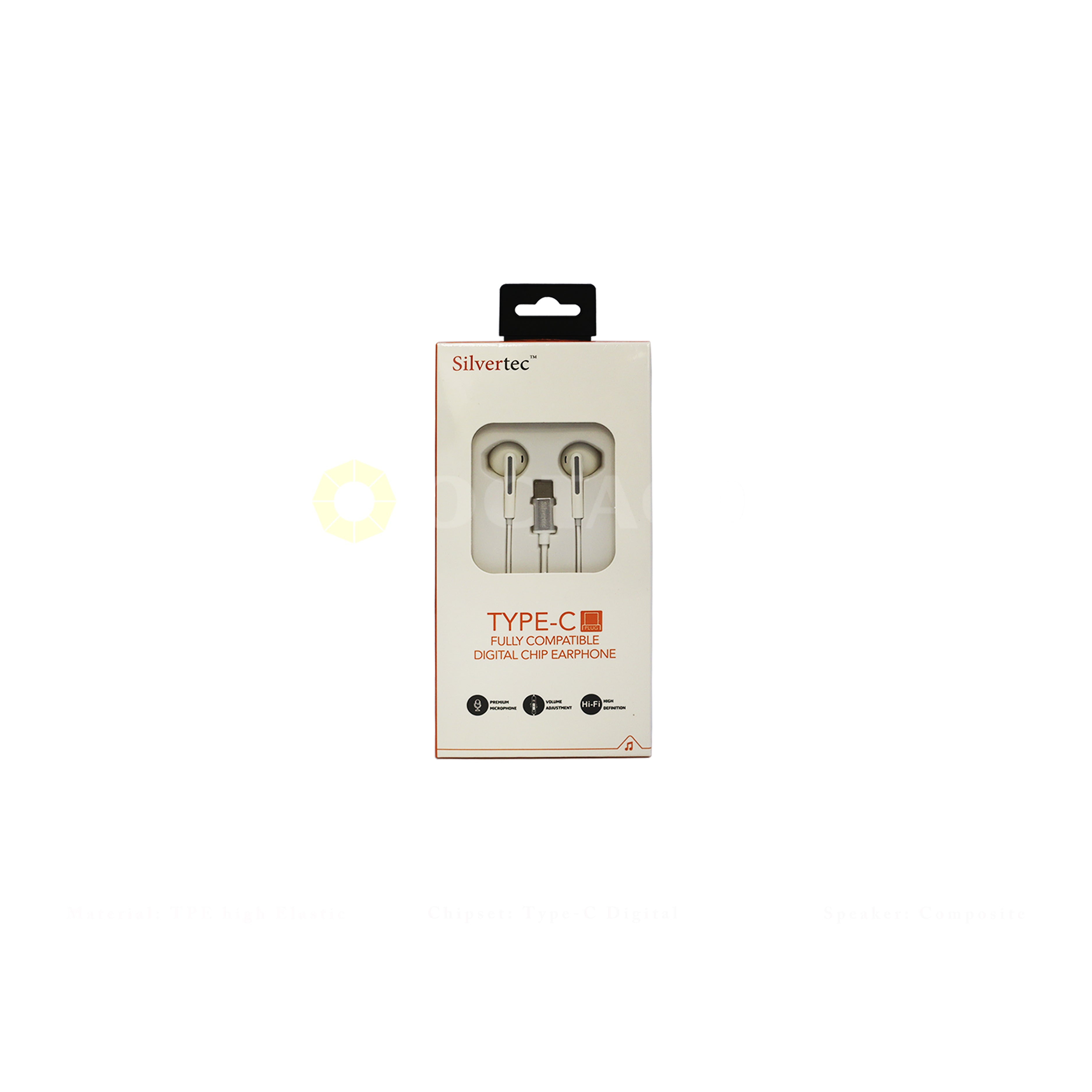 SILVERTEC VIPC-BK TYPE-C EARPHONE