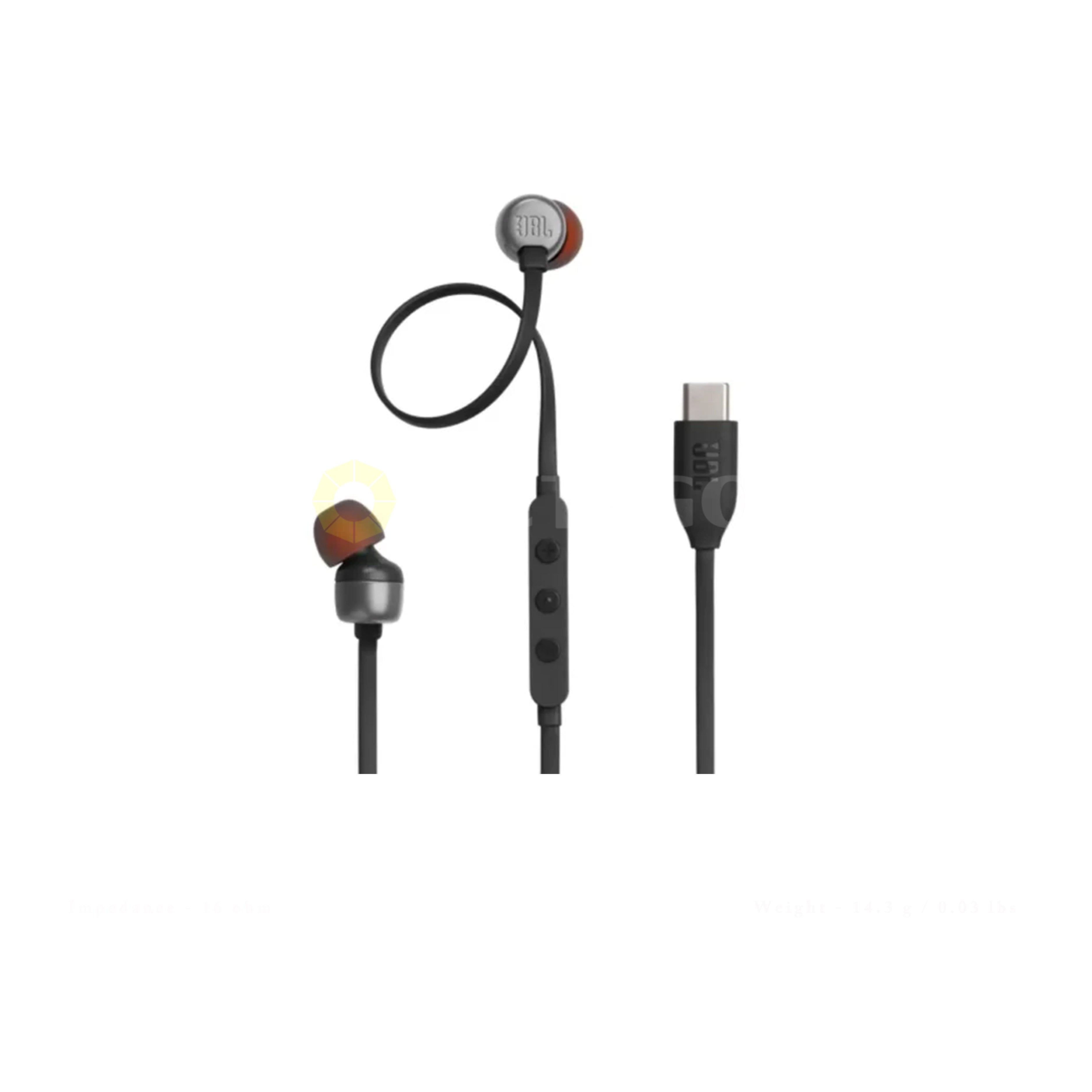 JBL T310C BLACK WIRED EARPHONES WITH MIC – Octagon Computer Superstore