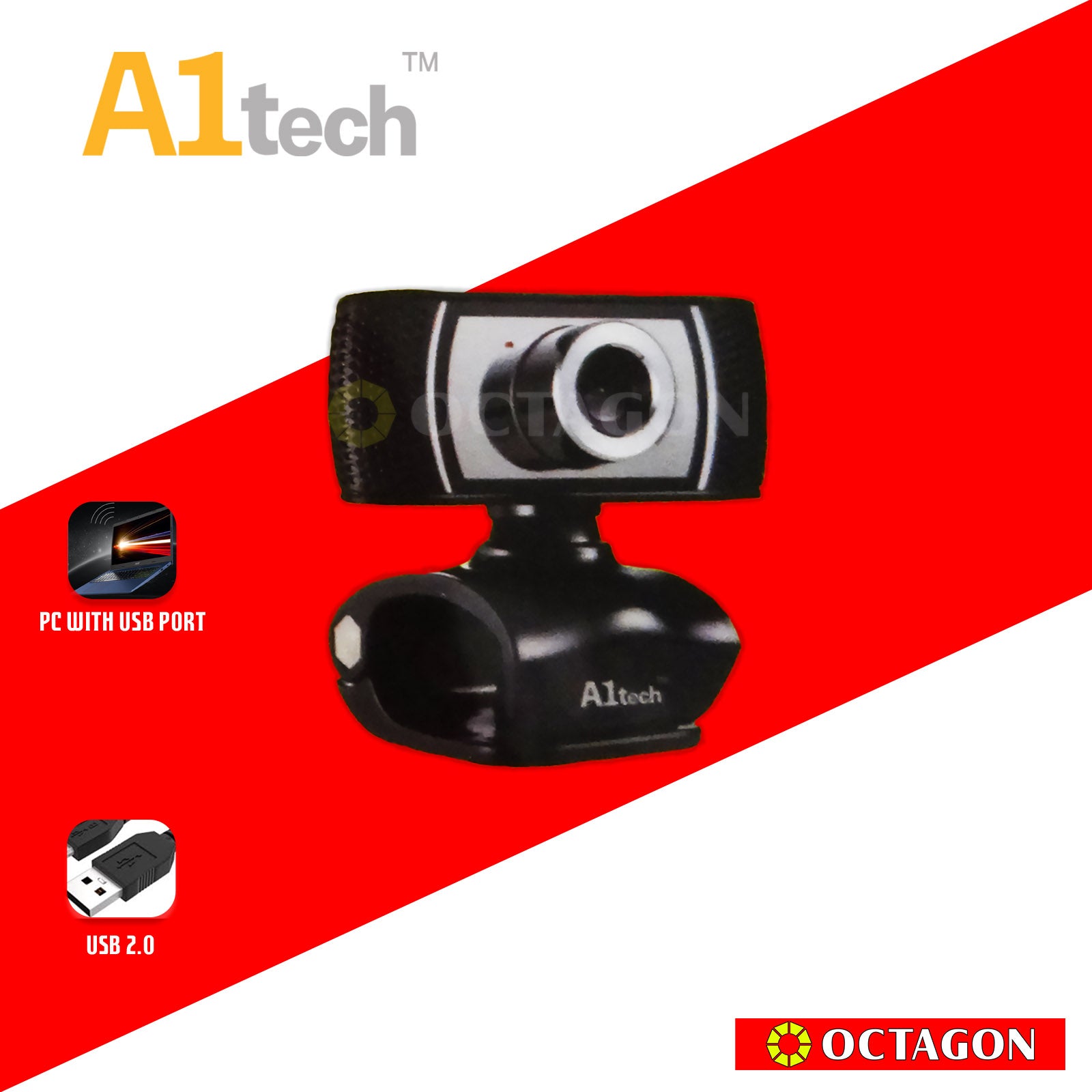 A1TECH AW-07 BLACK+STEEL/RECTANGULAR – Octagon Computer Superstore