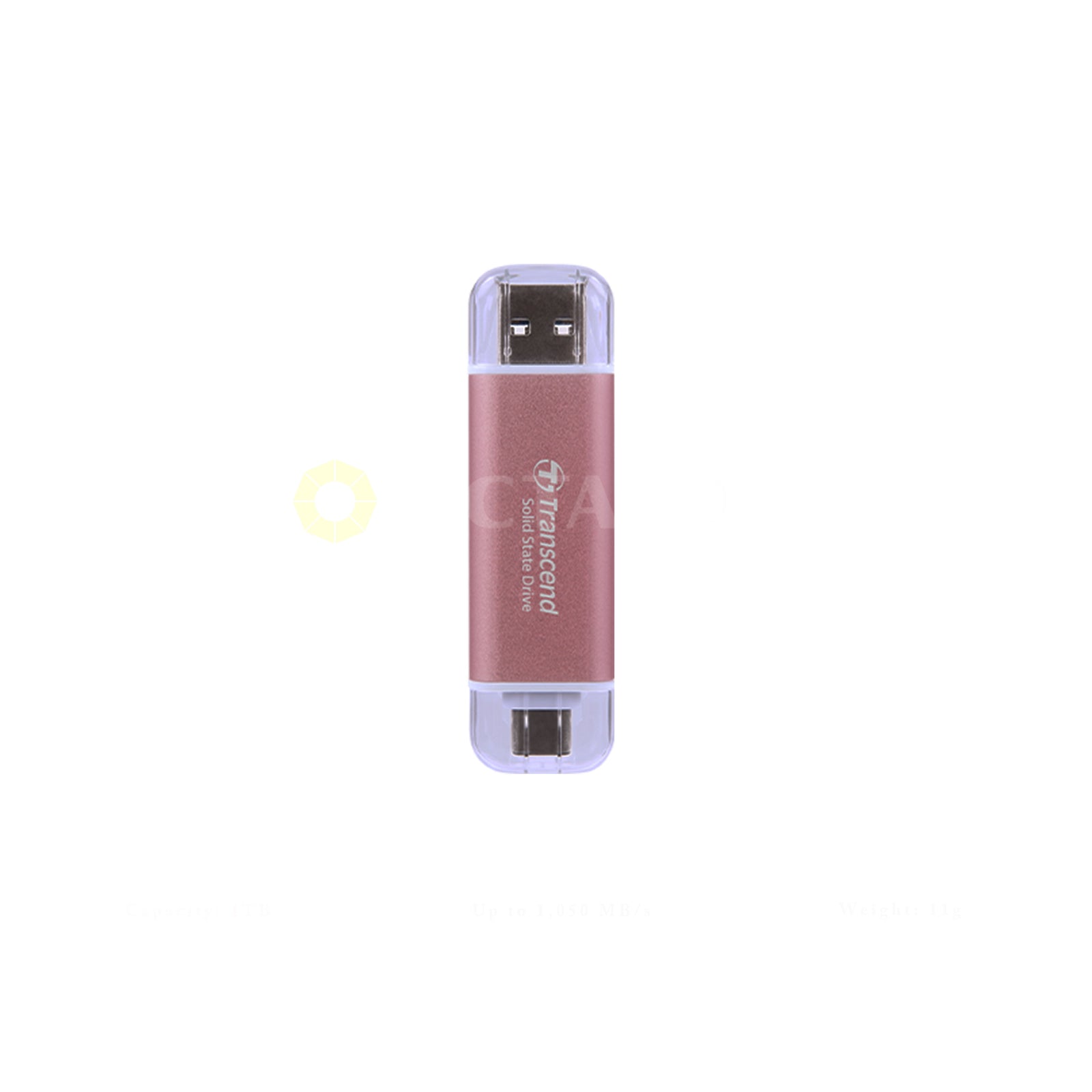 TRANSCEND TS1TESD310P 1TB EXTERNAL SSD PNK