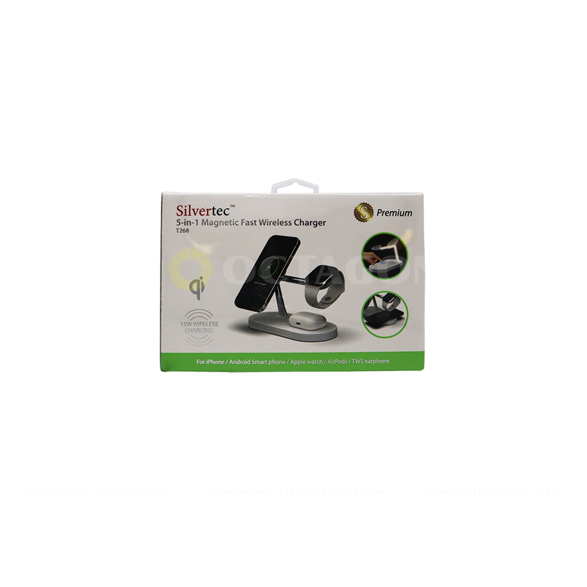 SILVERTEC SG-WS500-WH 5-IN-1 PD CHARGER