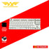 ARMAGGEDDON MKA-2C NEO WHITE (LINEAR) USB 87 KEYS GAMING KEYBOARDS/HOT SWAP