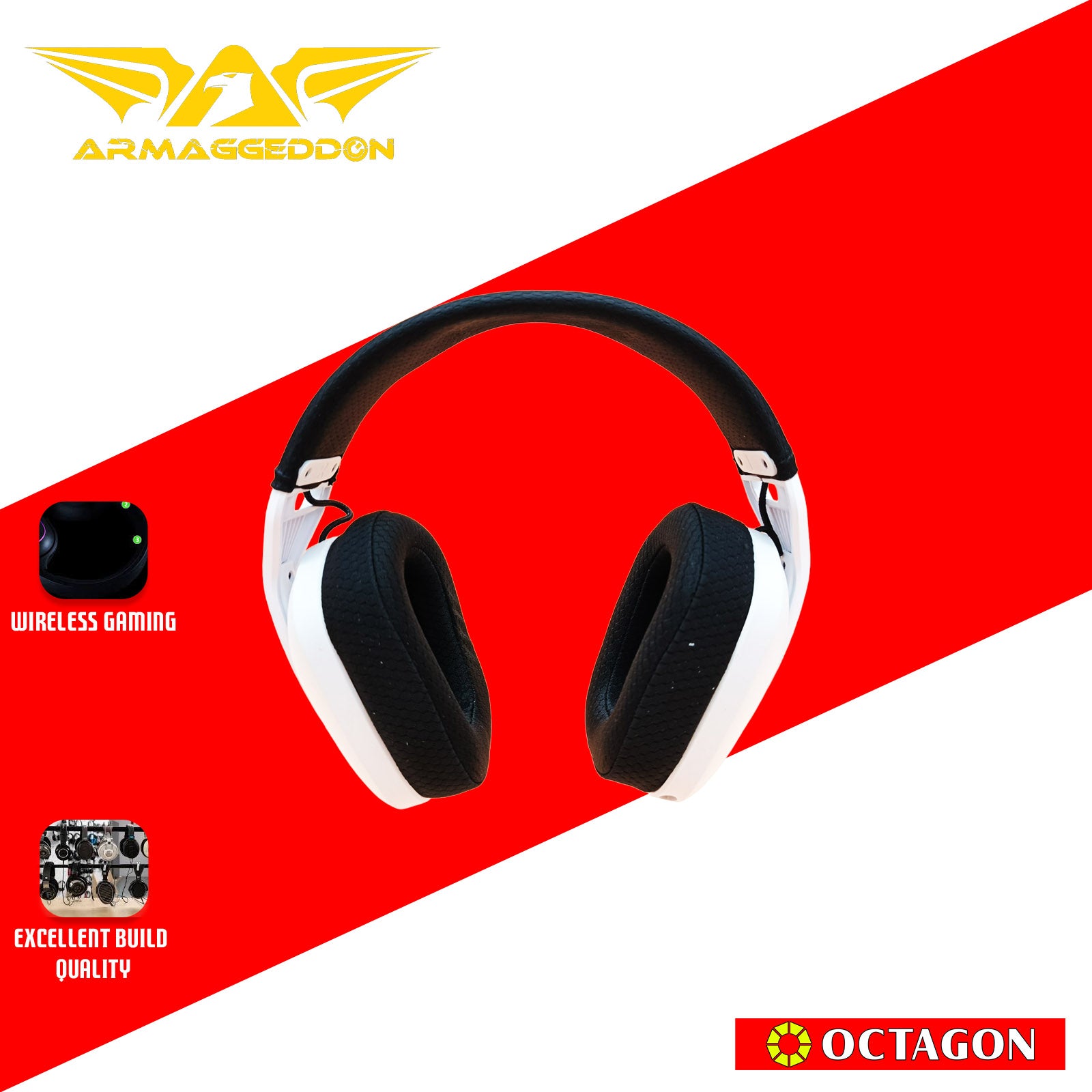 ARMAGGEDDON COSMIC-III LITE TRI-MODE BT / 2.4G GAMING HEADSET