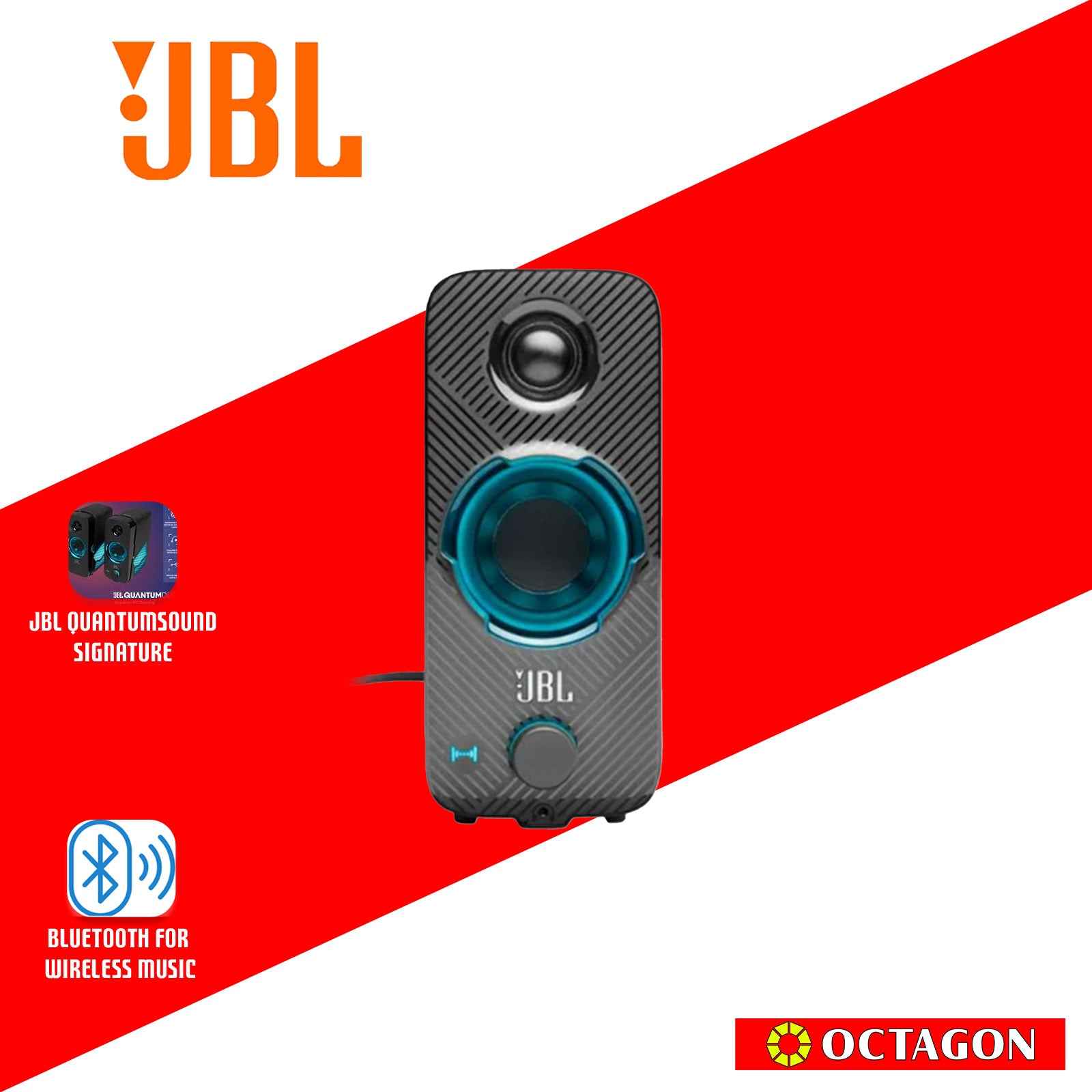JBL QUANTUM DUO 2.0 SPEAKER BLUETOOTH