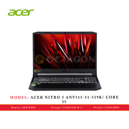 ACER NITRO 5 ANV515-51-519K/ CORE I5