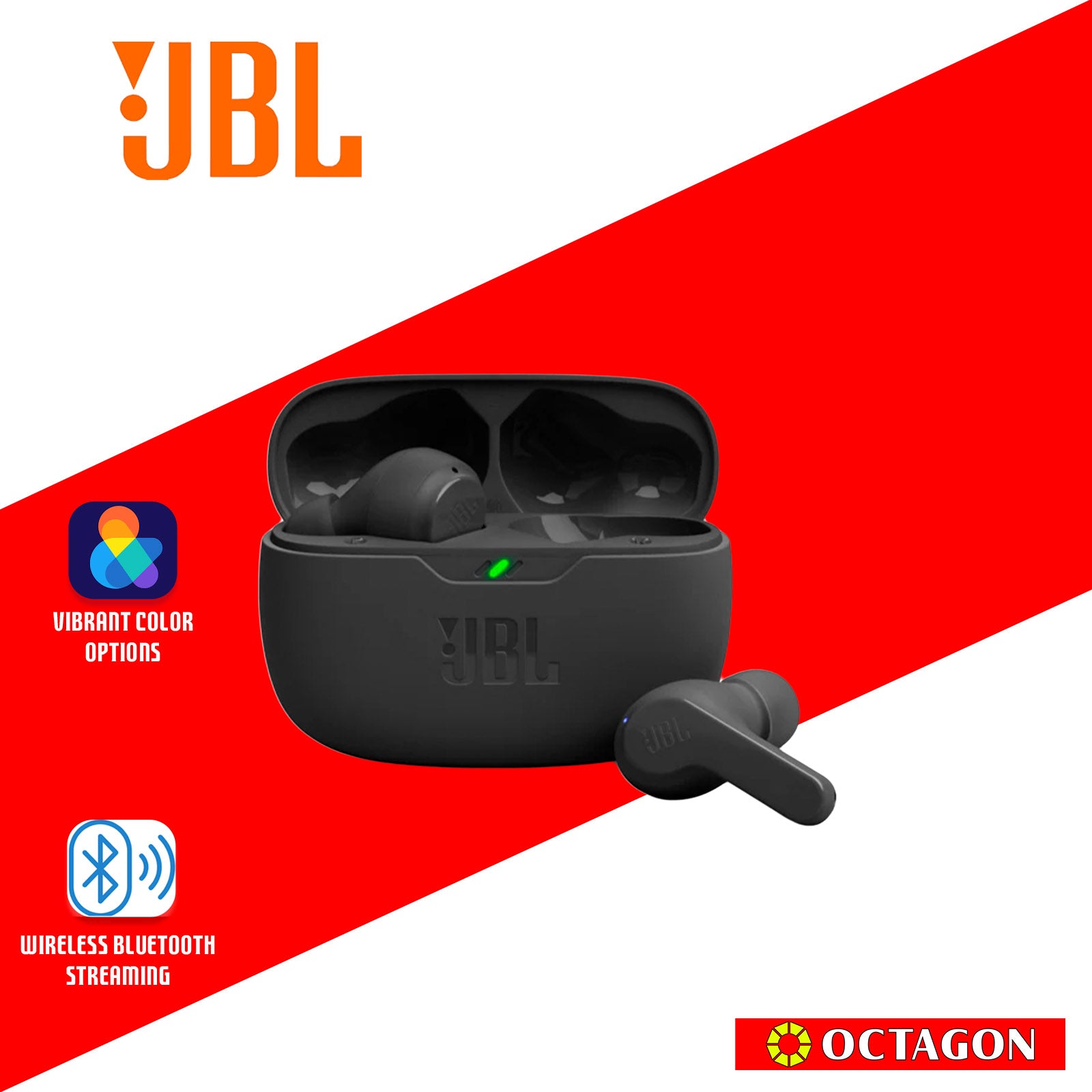 JBL WAVE BEAM BK EARBUDS TRUE WIRELESS BLUETOOTH