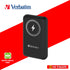 VERBATIM 66906 POWER PACK 10000MAH MAGNETIC WIRELESS CHARGING (BLACK)