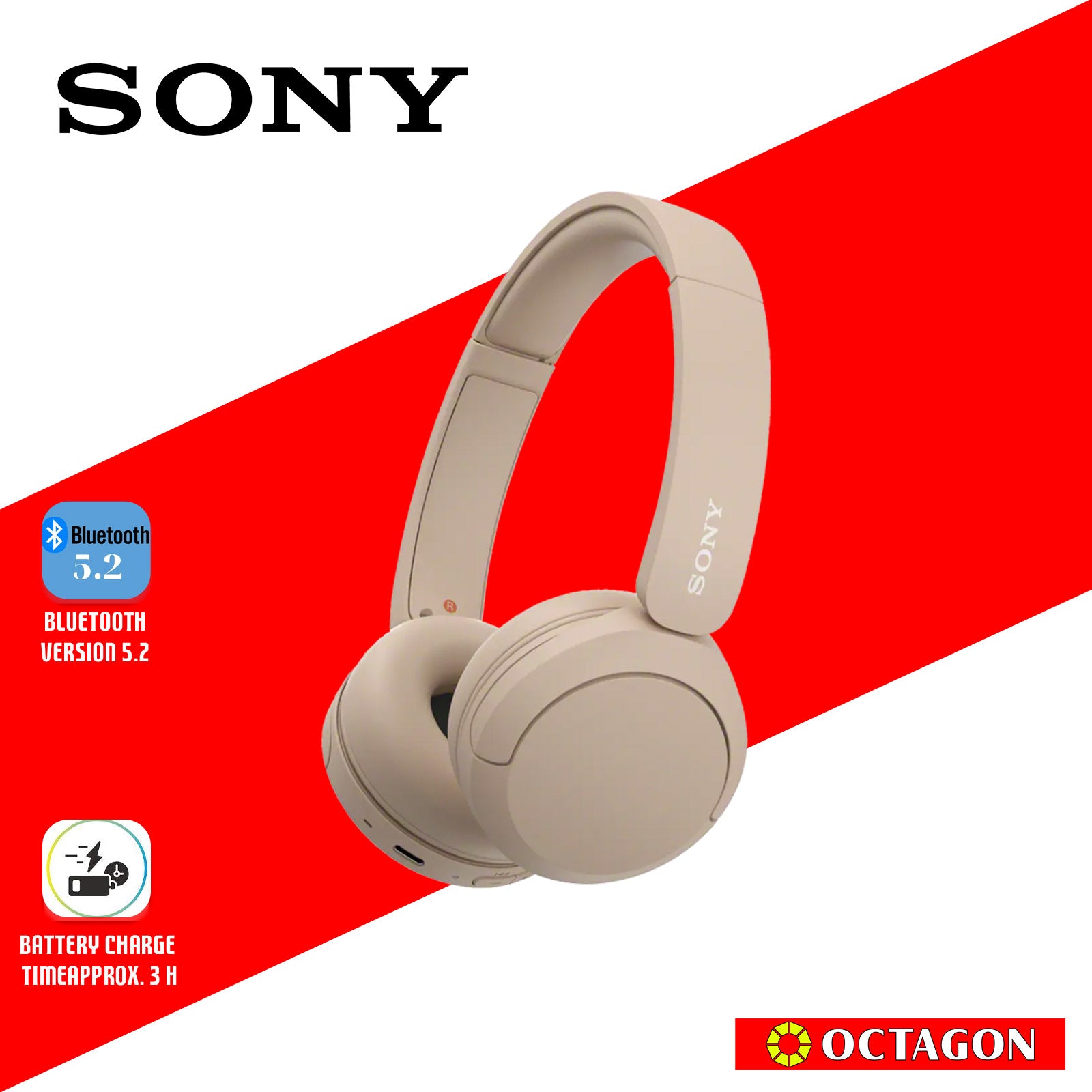 SONY MDR WH-CH520 E WIRELESS HEADSET