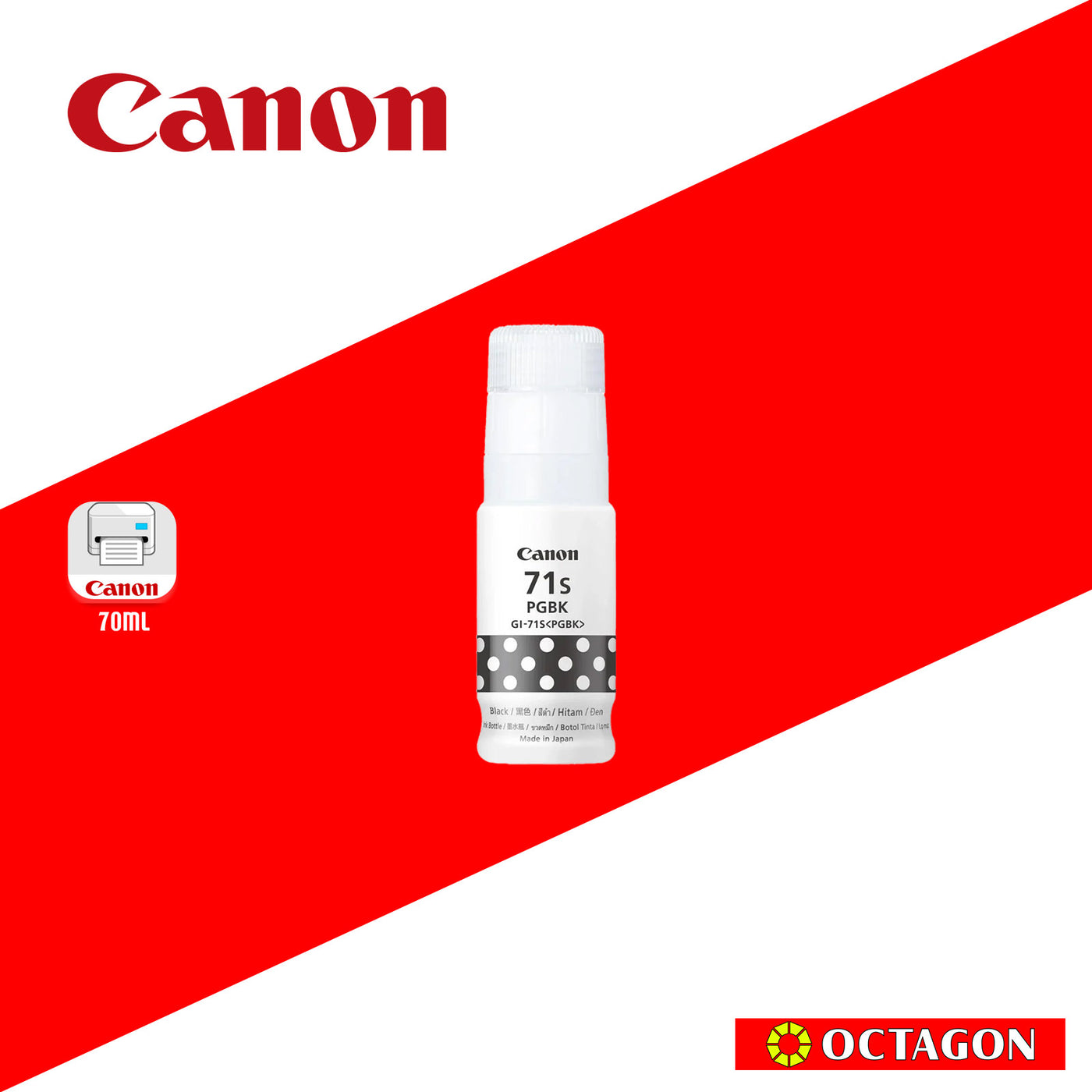 CANON GI-71S BLACK INK BOTTLE 70ML – Octagon Computer Superstore