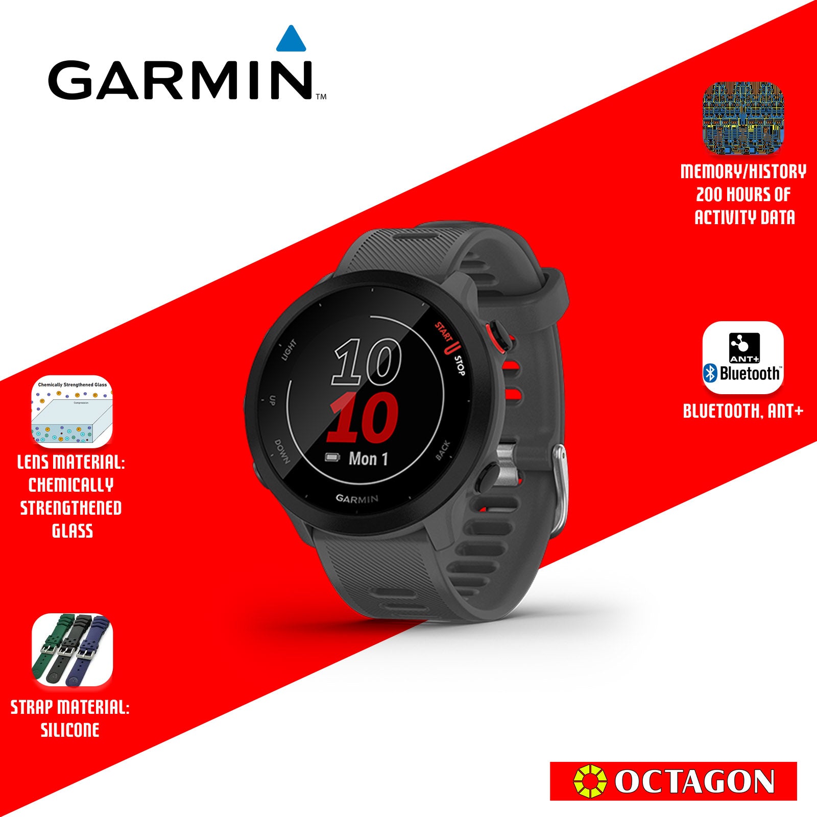 GARMIN FORERUNNER 55 GPS KOR/SEA SMARTWATCH GPS