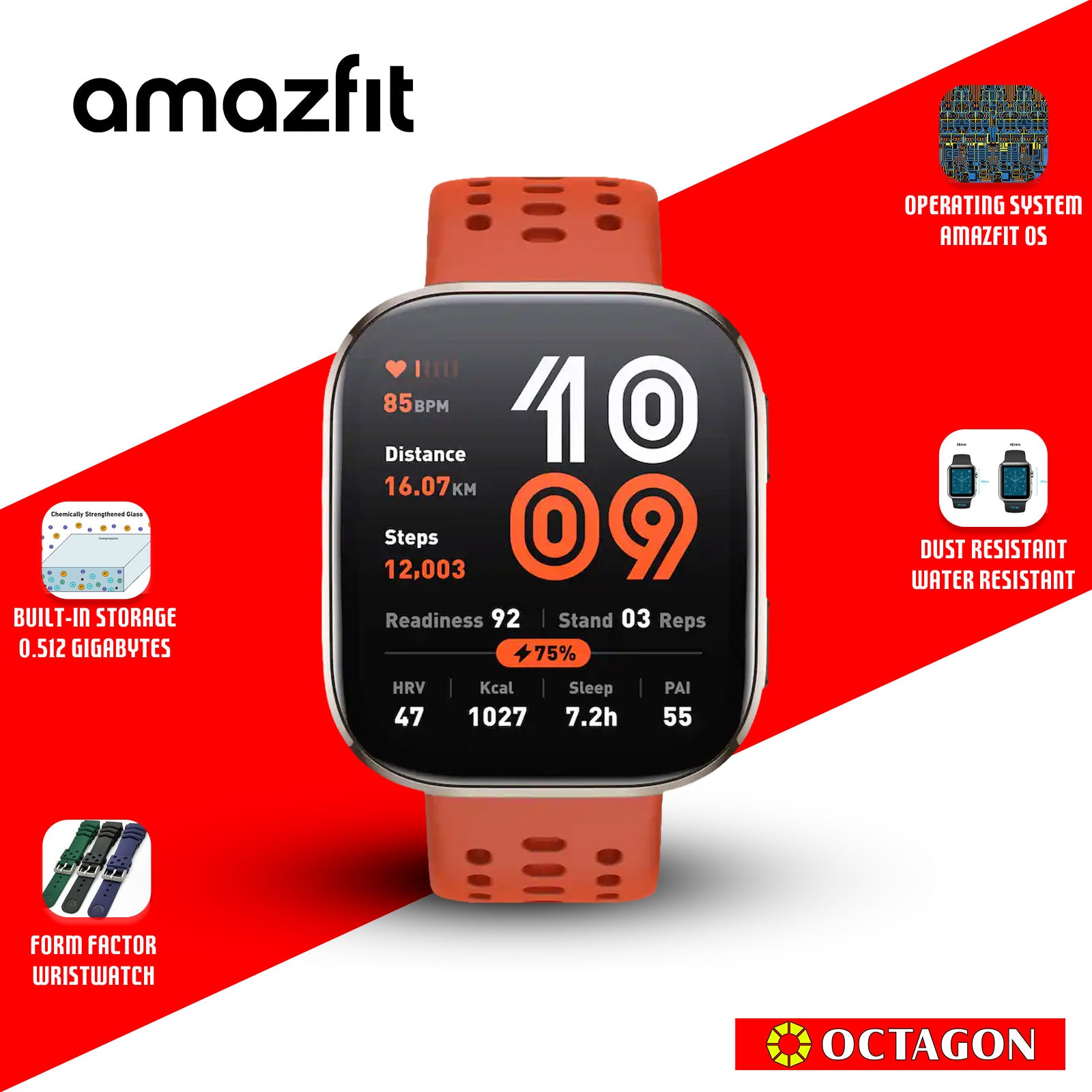 AMAZFIT BIP 6 RED