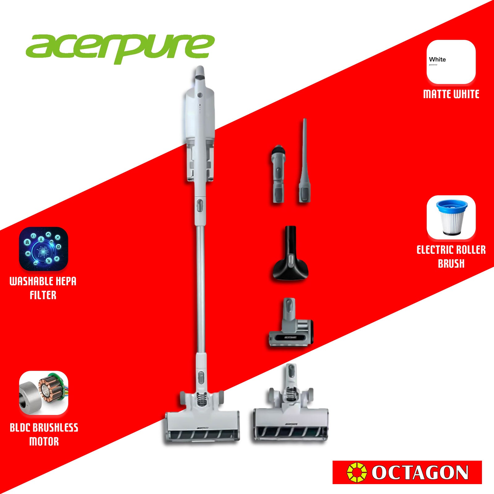 ACERPURE CLEAN V2 (ZL.ATSTG.088) CORDLESS VACUUM CLEAN