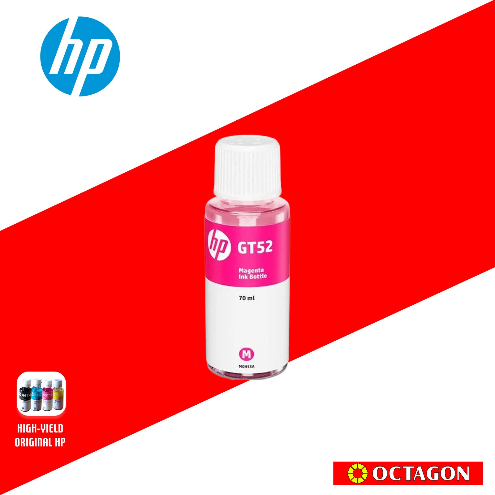 HP MOH55AA GT52 MAGENTA INK BOTTLE