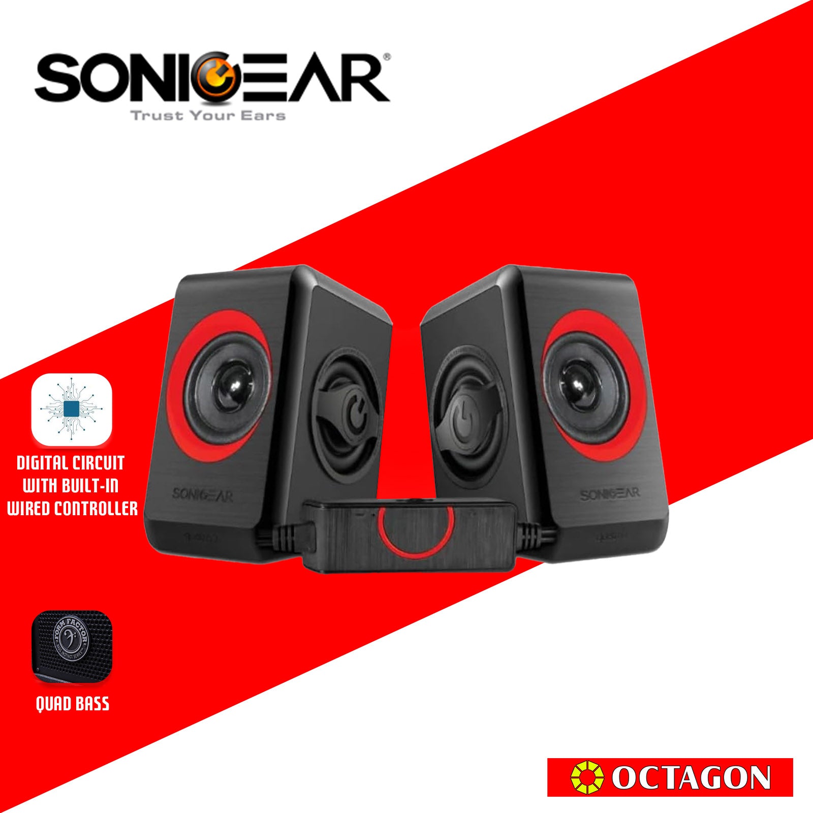 SONIC GEAR QUATRO 2 B. SPEAKERS