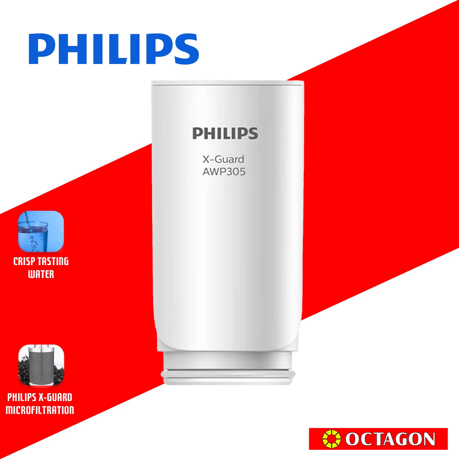PHILIPS WATER AWP305/97 X-GUARD FILTER REPLACEMENT FOR AWP3703/AWP3704 1000L