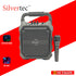 SILVERTEC SPBT-10148 USB/TF/AUX/FM/20W PORTABLE RGB KARAOKE BT SPEAKER W/ HANDLE & WIRED MICROPHONE & STRAP 7.4V/1800MAH