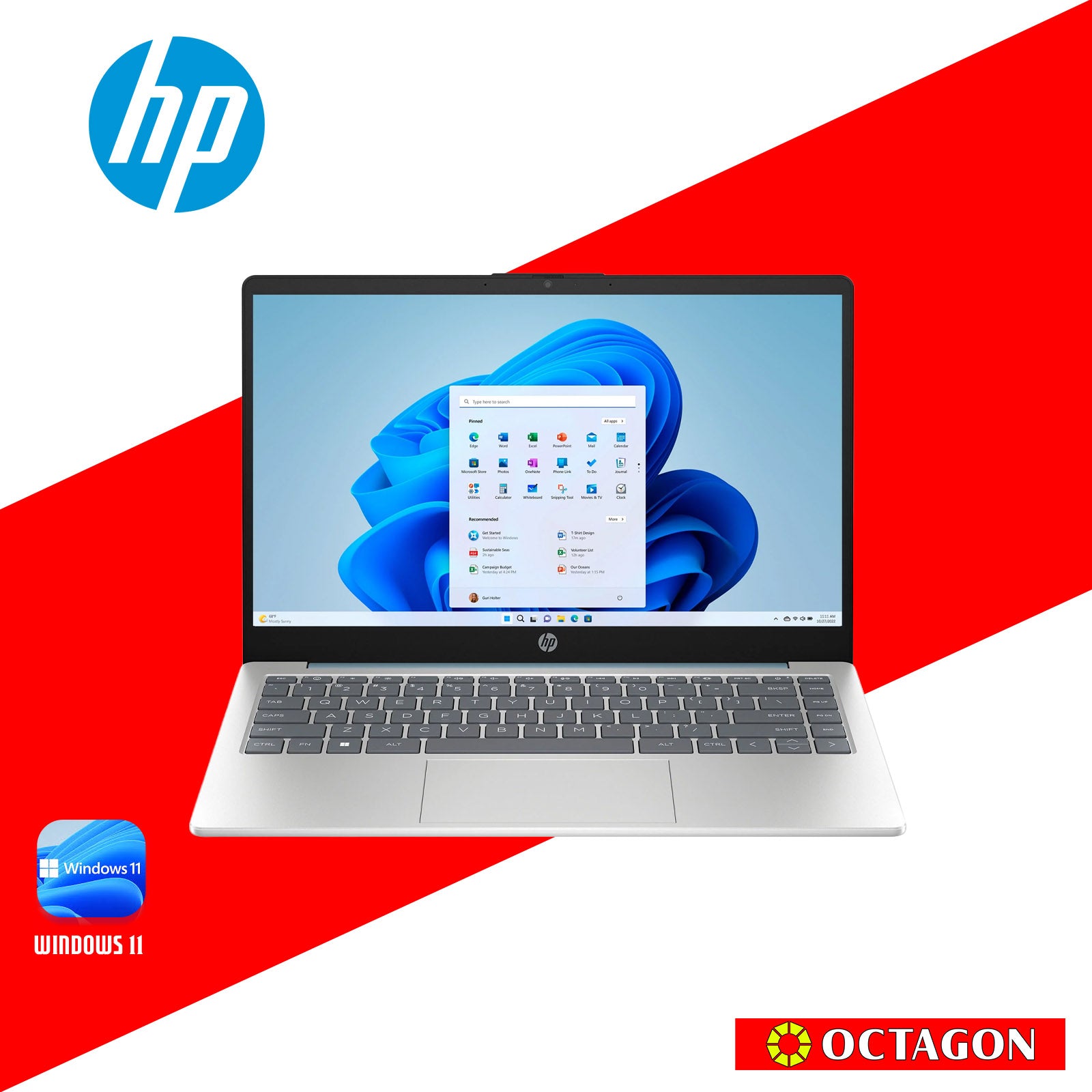 HP 14-EP0362TU/ CORE I3-N305/ 8GB DDR4/ 512GB SSD/ 14" FHD/ WIN 11/ OFFICE H&S/ SLV