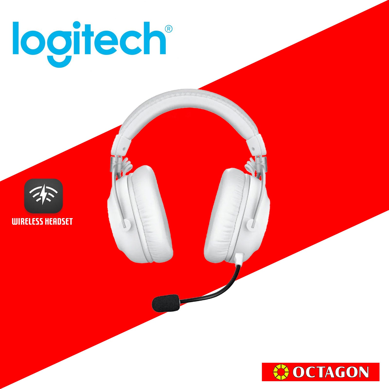 LOGITECH PRO X 2 LIGHTSPEED WHITE HEADSET