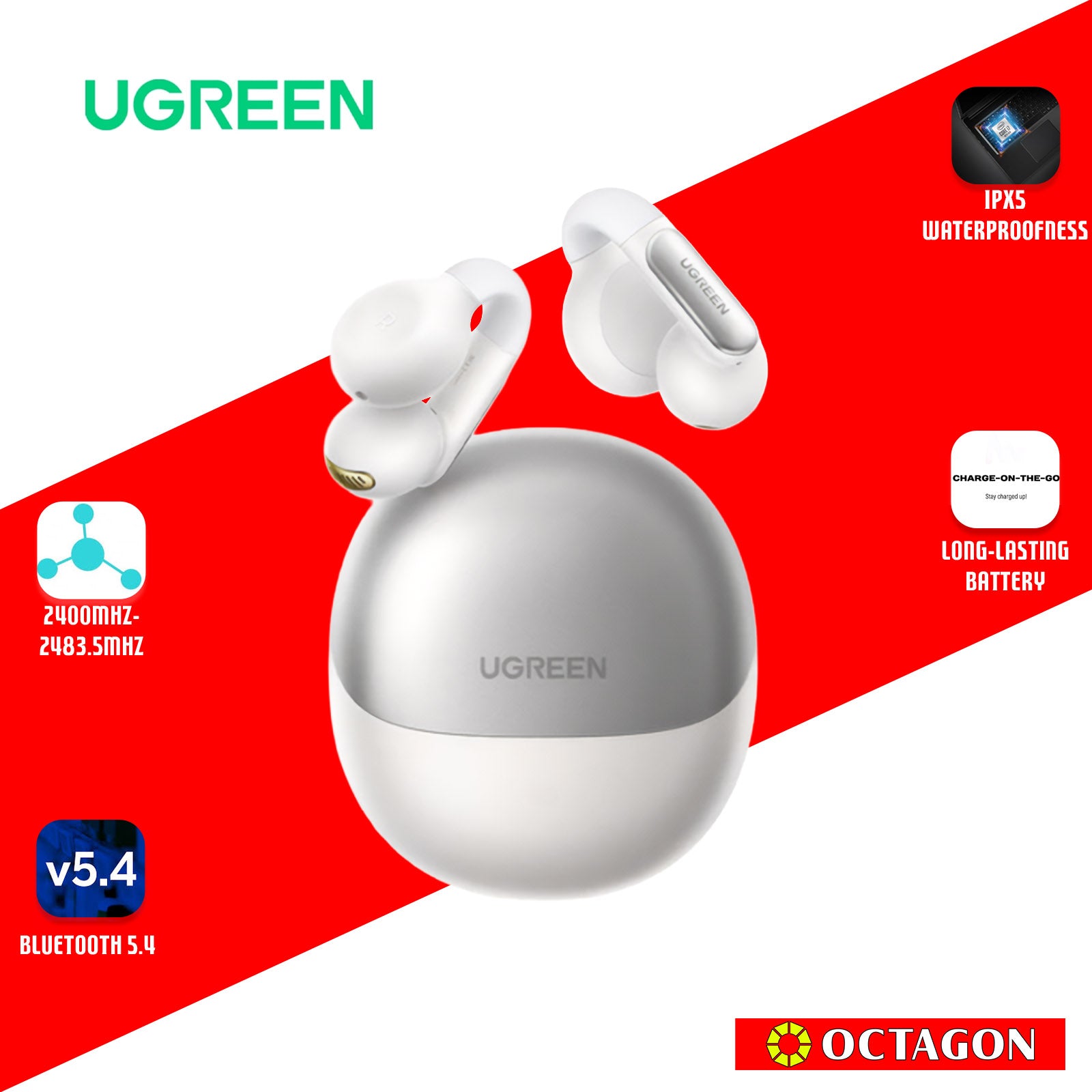 UGREEN WS210/45760  HITUNE S5 OPEN TWS EARBUDS