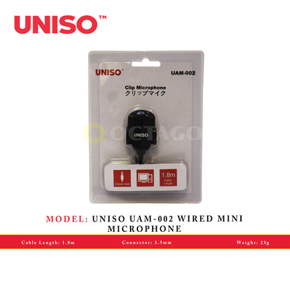 UNISO UAM-002  WIRED MINI MICROPHONE