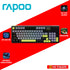 RAPOO V700DIY-98 BLACK GREY GREEN FULL BACKLIT MECHANICAL GAMING KEYBOARD