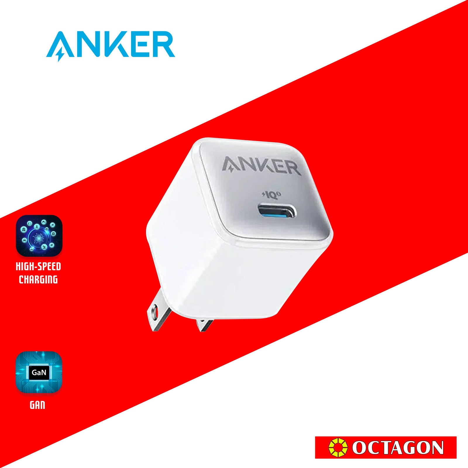 ANKER A2147J21-1 511 CHARGER NANO 30W