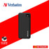 VERBATIM 66972 BLACK CHARGENGO 10K MAH 22.5W POWERBANK W/ BUILT-IN LIGHTNING & TYPE-C CABLE + DIGITAL DISPLAY PD20W / QC3.0 18W / SUPERCHARGE 22.5W
