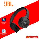 JBL T520C WIRELESS ON-EAR HEADPHONE BLACK/WHITE/BLUE
