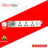 SILVERTEC SV68(2M) 3-OUTLET UNIVERSAL PLUG/ 2 USB Port/ 1 TYPE C PD20 W/ 10A/ 2500W/ 250V/ POWER STRIP SURGE PROTECTOR