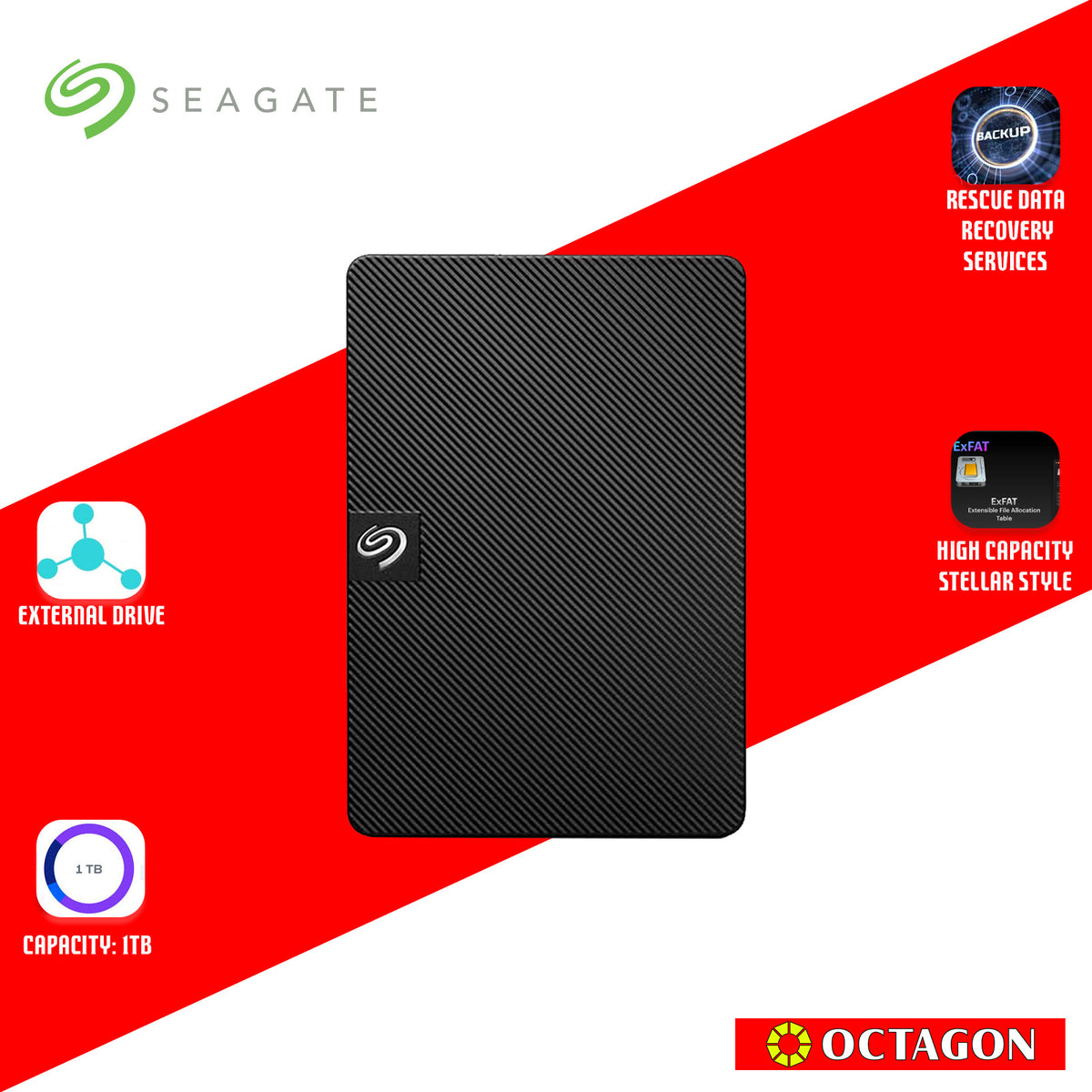 SEAGATE EXPANSION ONETOUCH – Octagon Computer Superstore