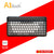 A1TECH AC-KB006-BK DUAL-MODE WIRELESS KEYBOARD 2.4G+BT / 84 KEYS / TABLET HOLDER (BLACK/WHITE)