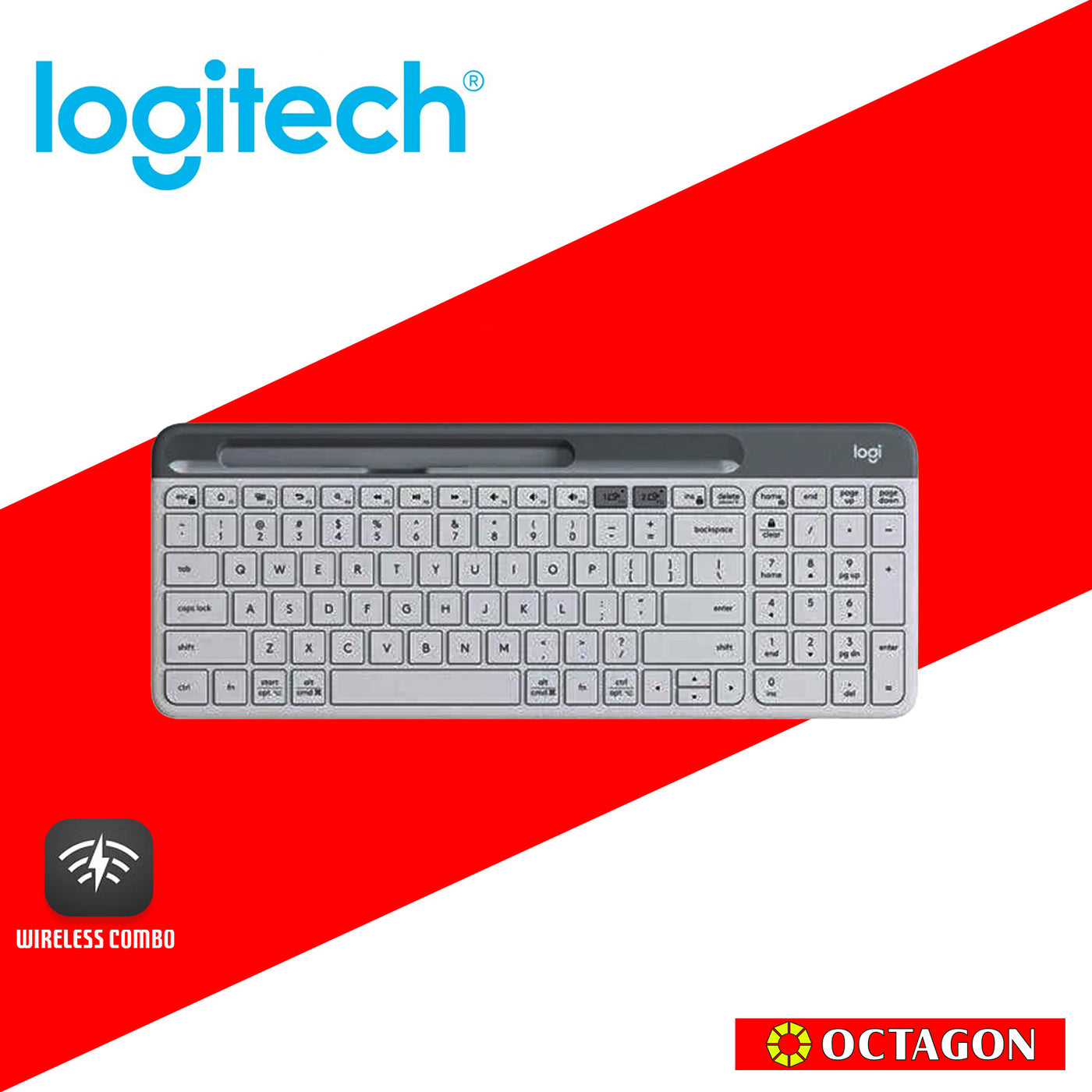 LOGITECH K580 GRAPHITE KEYBOARD MULTI-DEVICE SLIM – Octagon Computer ...