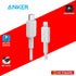ANKER 322 A81B5H21 WHITE USB-C TO LIGHTNING CABLE 3FT BRAIDED