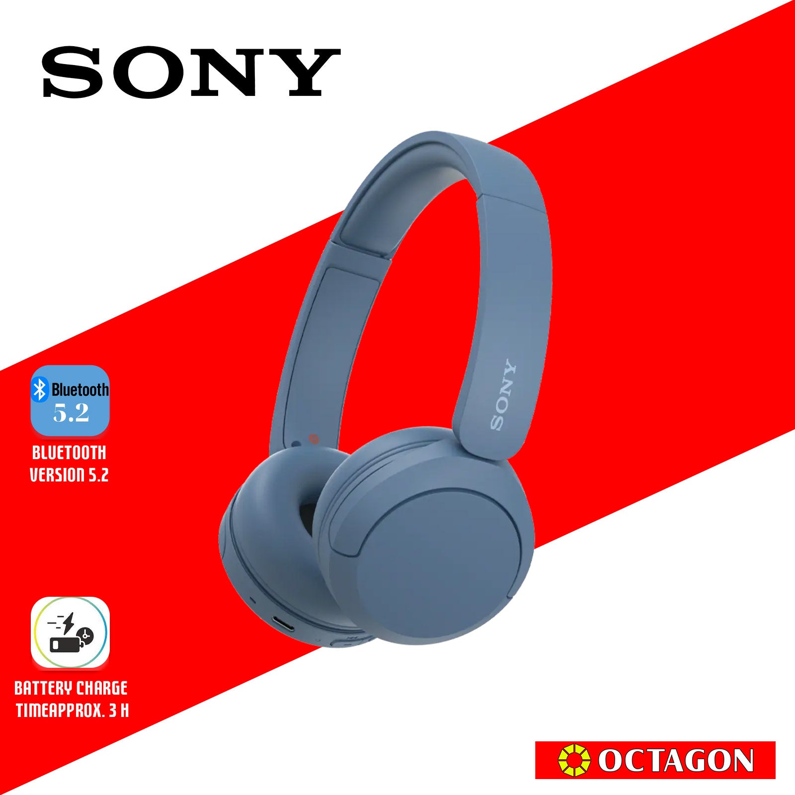 SONY MDR WH-CH520 E WIRELESS HEADSET