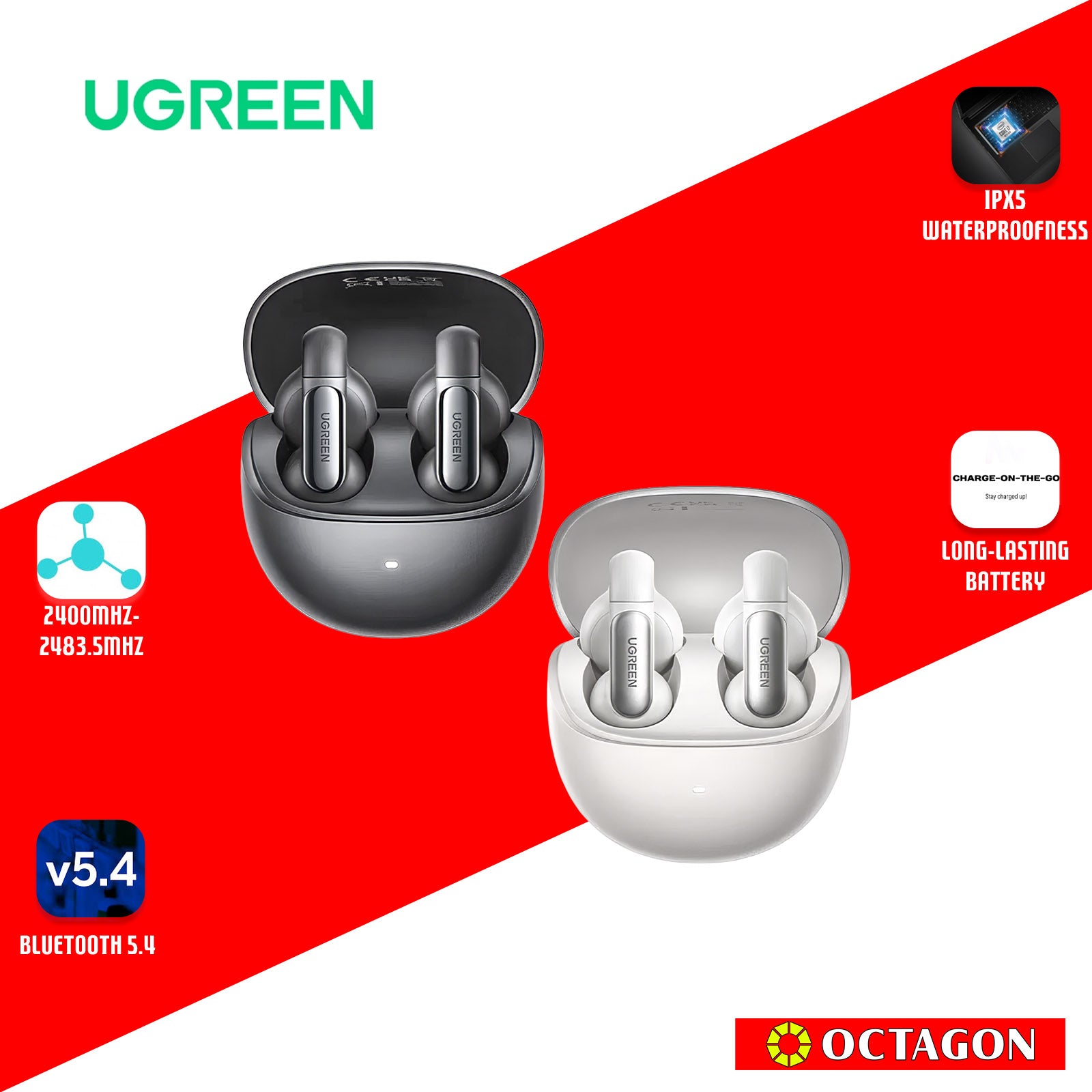 UGREEN WS210/45760  HITUNE S5 OPEN TWS EARBUDS