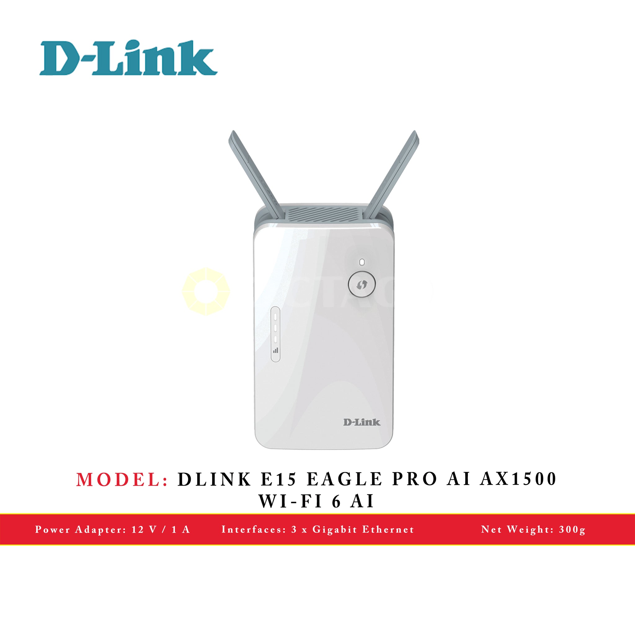 DLINK E15 EAGLE PRO AI AX1500 WI-FI 6 AI