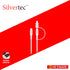SILVERTEC STK-2CL120 2 IN 1 USB-C TO USB-C 240W WITH LIGHTNING ADAPTER CABLE 1.2M BLACK/WHITE (MFI)